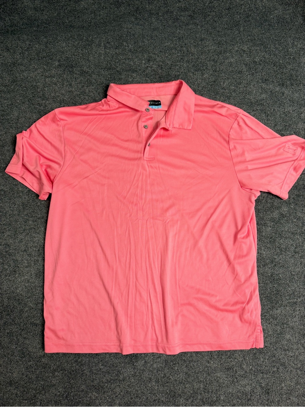 PGA Tour Men’s Coral Pink Performance Polo